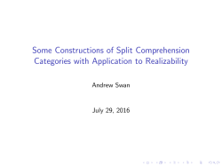 Some Constructions of Split Comprehension Categories with