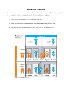 Prisoner`s Dilemma Games