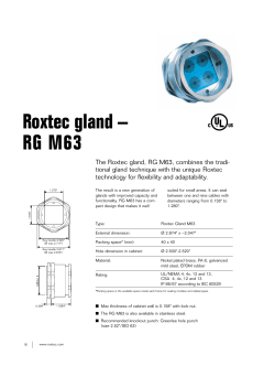 Roxtec gland – RG M63 - Industrial Networking Solutions
