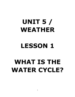 2. When water falls from clouds onto the Earth, what is it