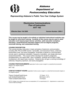 AVT142 Electronics Communications
