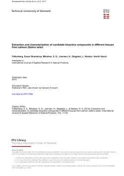 Extraction and characterization of candidate bioactive compounds in