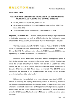 news release halcyon agri delivers 9% increase in q3 net profit on