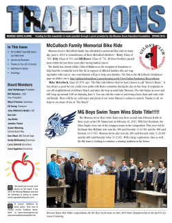 McCulloch Family Memorial Bike Ride MG Boys Swim Team Wins