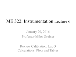 ME 322: Instrumentation Lecture 6