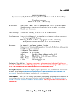 Educational Assessment Syllabus
