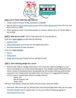 STEP 1: GET A TEAM TOGETHER AND SIGN UP!