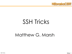SSH presentation