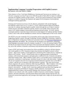 DLLP Article - Project ExcEL