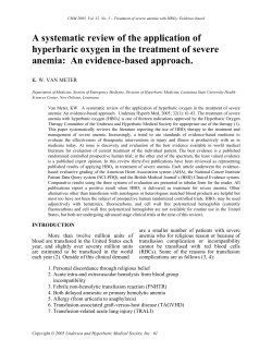 A Systematic Review of the Literature Reporting the Application of