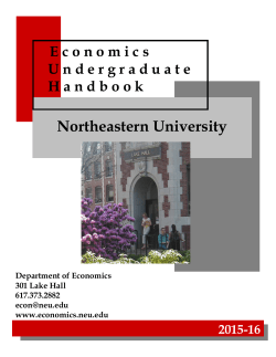 Undergraduate Handbook 2015-16