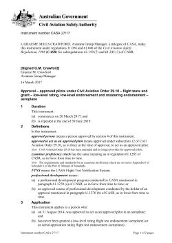 CASA 27/17 - Federal Register of Legislation
