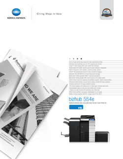 bizhub 554e