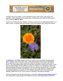 May 27, 2016 &ndash; Word Doc - Theodore Payne Foundation