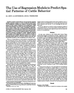 tial Patterns of Cattle Behavior - Journals at the University of Arizona