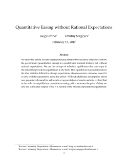 Quantitative Easing without Rational Expectations