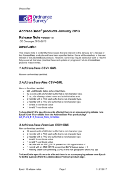 AddressBase - Ordnance Survey