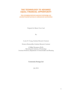 the technology to advance equal financial