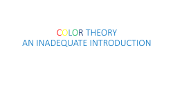 color theory a brief revisit