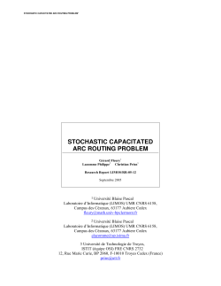 stochastic capacitated arc routing problem