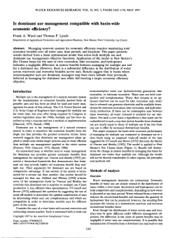 Is dominant use management compatible with basin
