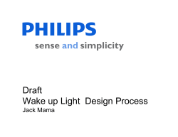 Draft Wake up Light Design Process - News center