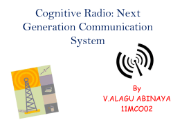 Cognitive Radio: Emerging Trend of Next