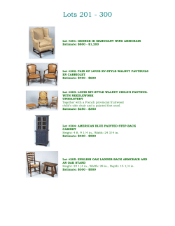 Lots 201 - 210 - STAIR Galleries