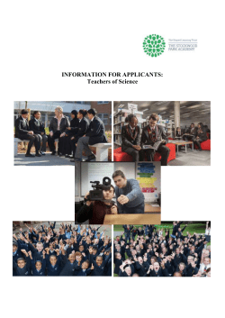 Teachers of Science - The Shared Learning Trust