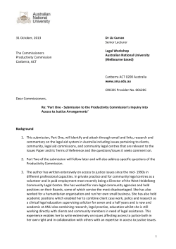 Submission 88 - Dr Elizabeth Curran