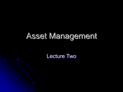 Asset Management