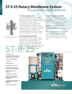 ST-II 25 Rotary Membrane System