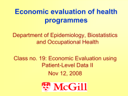 principles, effectiveness, economics and implementation issues