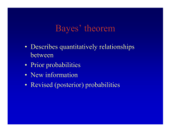 Bayes` theorem