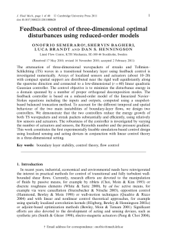 Feedback control of three-dimensional optimal disturbances