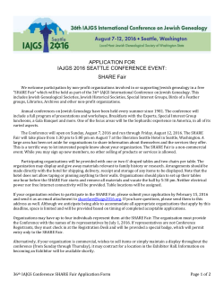 SHARE Fair Application