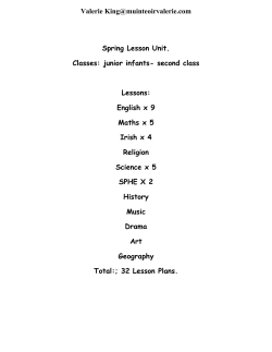 Daily Lesson Notes (TP 3)