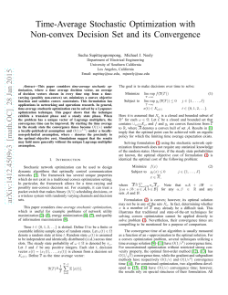 Time-Average Stochastic Optimization with Non