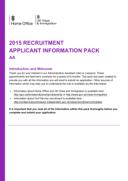 Candidate Pack