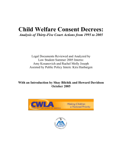 Child Welfare