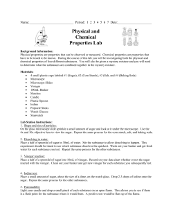Physical and Chemical Properties Lab