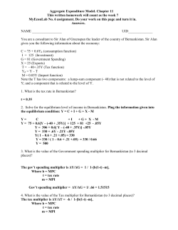 Aggregate Expenditure Model. Chapter 11 This