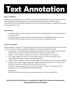 On the back of this idea sheet is an example of a page from a