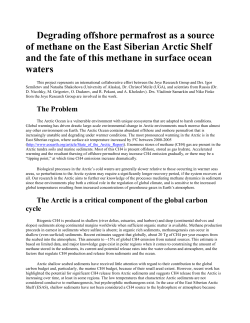 Arctic Permafrost Degrading