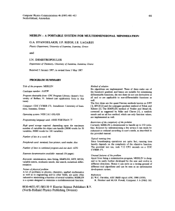 OO1O-4655/87/$03.50 &copy; Elsevier Science Publishers B.V. (North