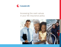 Accessing the cash values in your life insurance policy