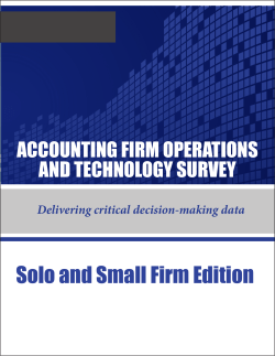 Solo and Small Firm Edition