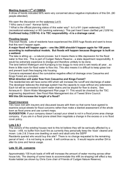 Meeting August 11 of CBBRA A show of hands indicated 90% were