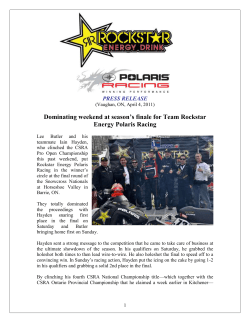 Dominating weekend at season`s finale for Team