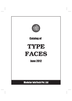 Dev Ratna Font Catalog... - Modular Infotech Pvt. Ltd.